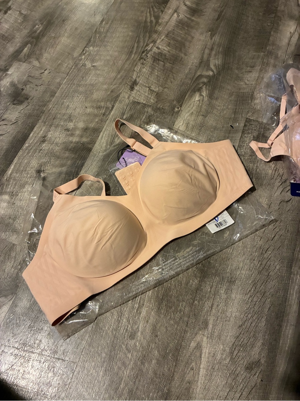 Women’s Honeylove LiftWear Silhouette Bra Blush SZ XL New NWT
